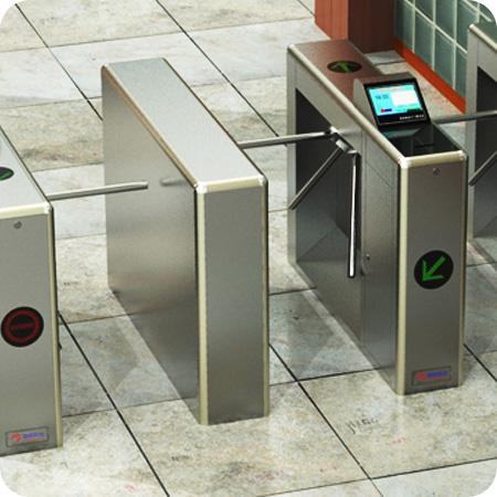 五常市收费型直角三辊闸